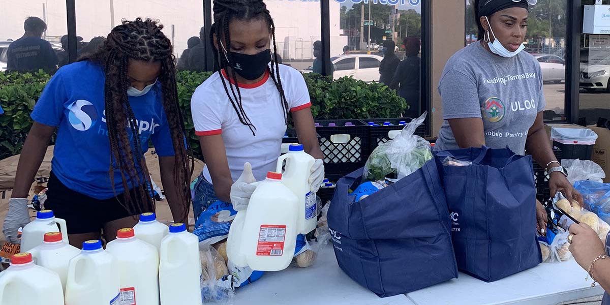 Mobile Food Pantry in Tampa Bay Area